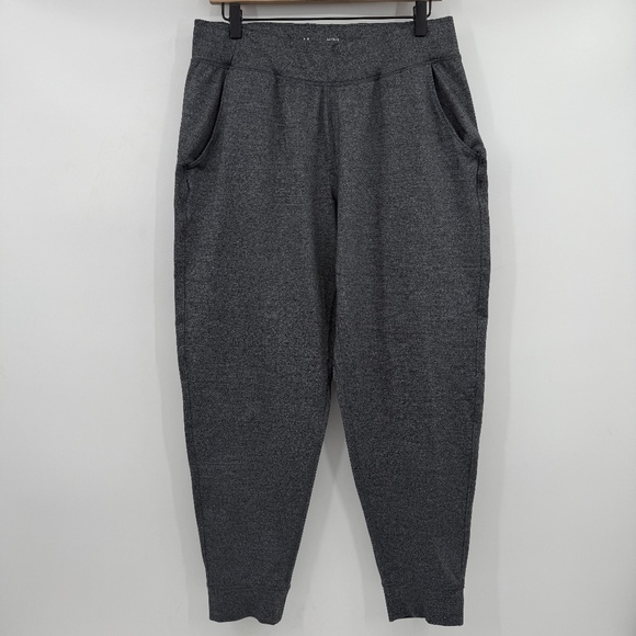 Under Armour Joggers Women Large Gray Performance Stretch Pants Relaxed Fit - Picture 1 of 10